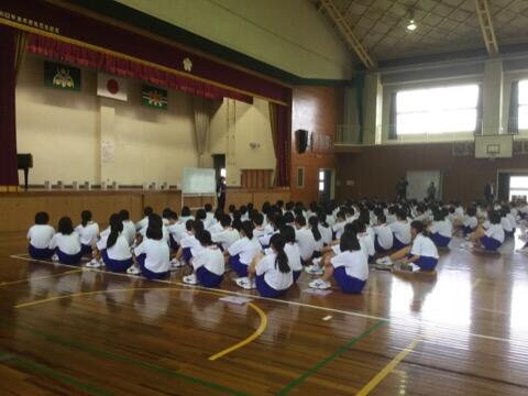 身体計測、新体力テスト実施中