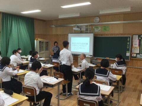 ３年生の保健の授業