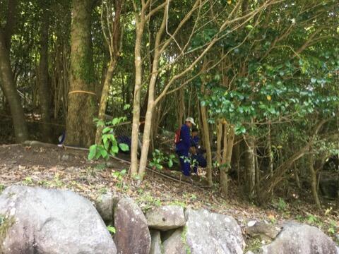 綾の大吊橋にて