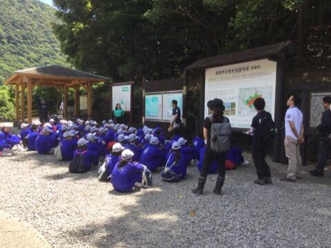 綾の大吊橋にて