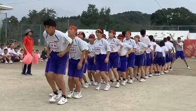 団対抗「長縄跳び」