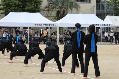 体育大会　エール交換