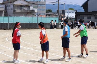 体育大会　リレー