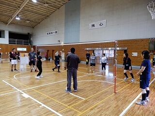 ミニバレーの様子 ミニバレーの様子