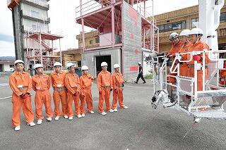 職場体験学習の様子