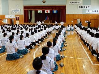 結団式の様子 結団式の様子