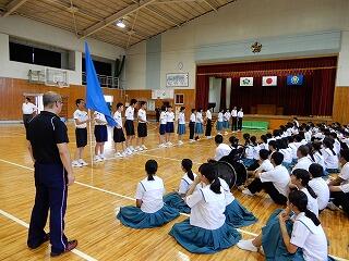 結団式の様子 結団式の様子
