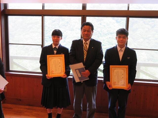 綾町長と一緒に