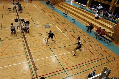 団体戦ダブルスセットカウント2-1で勝利 団体戦ダブルスセットカウント2-1で勝利