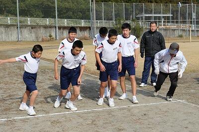 男子は1年生が引っ張ります 男子は1年生が引っ張ります
