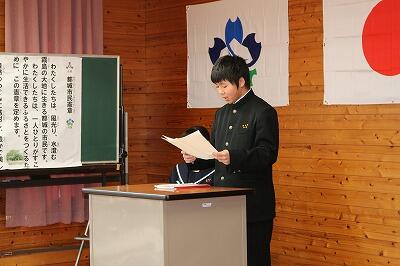 2年生の1年間を振り返って 2年生の1年間を振り返って