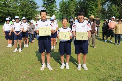 生徒の部の表彰者 生徒の部の表彰者