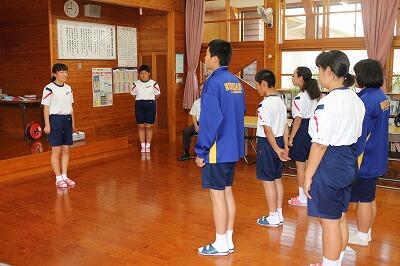 出発式の様子 出発式の様子