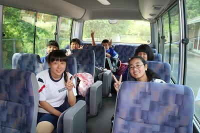 バスの中 バスの中
