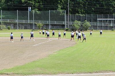 全校生徒によるエール交換 全校生徒によるエール交換