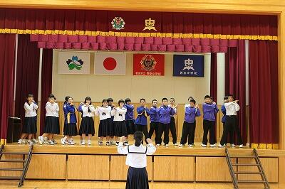 音楽大会の練習 音楽大会の練習