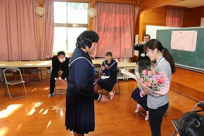 花束贈呈 花束贈呈