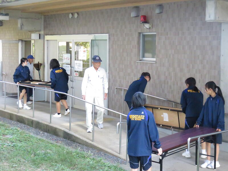 前日準備(会場設営)