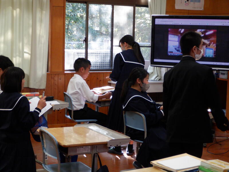 英語「復習教えあい」