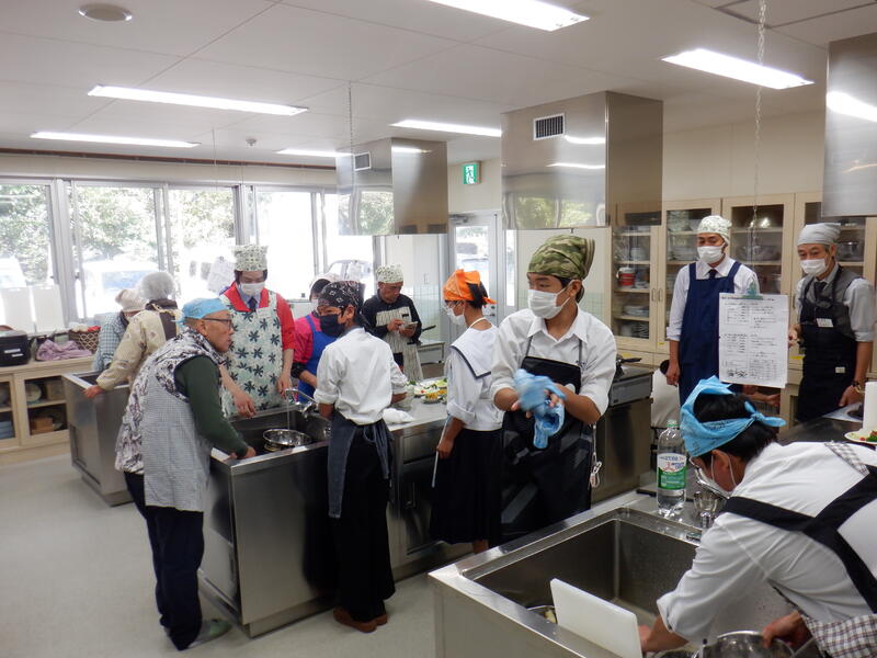 調理実習の様子