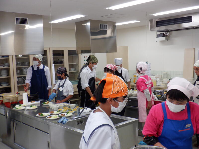 調理実習の様子