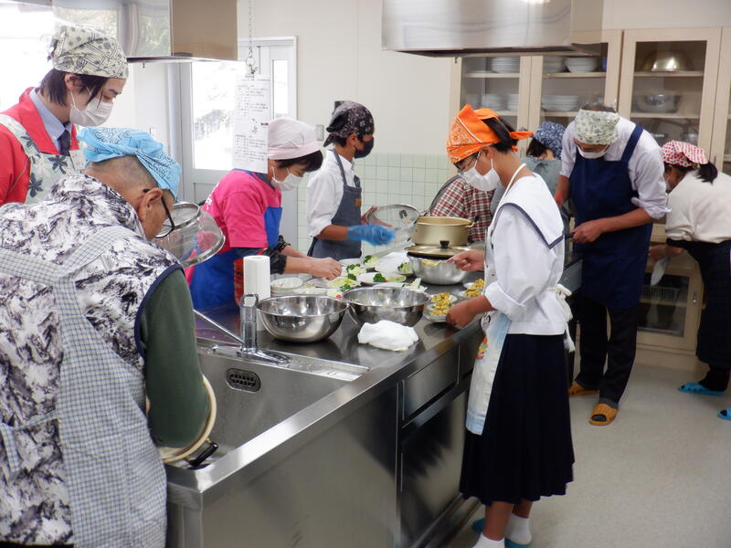 調理実習の様子