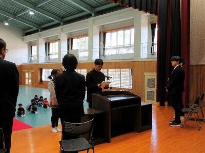 【新任式の様子】