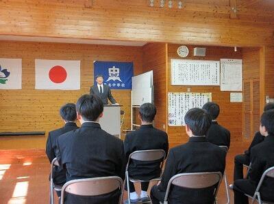 【始業式の様子】