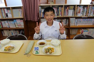 本日の給食 本日の給食