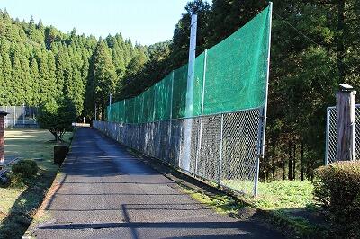 学校から見たロマンの道 学校から見たロマンの道