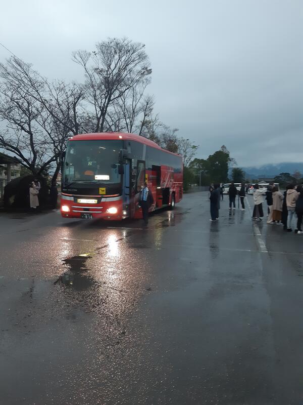 いよいよ出発します。