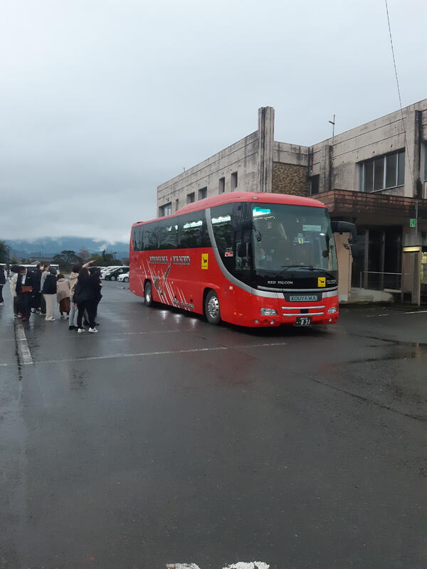 いよいよ出発です。