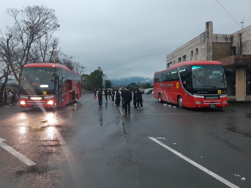 いよいよ出発です。