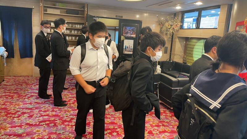 自主研修出発です。