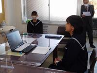 生徒代表のことば