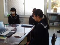 生徒代表のことば