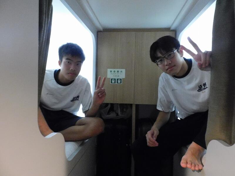 フェリーでの1コマ