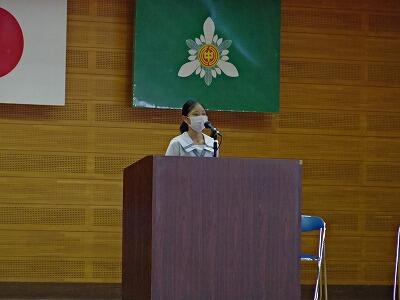 選挙管理委員長のあいさつ