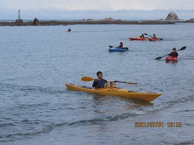 シーカヤック体験３