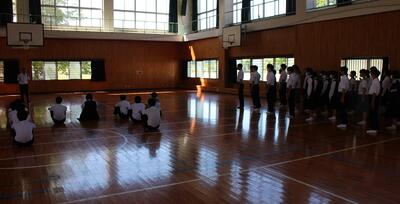 生徒会長激励のことば