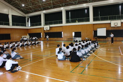 生徒会長のあいさつ