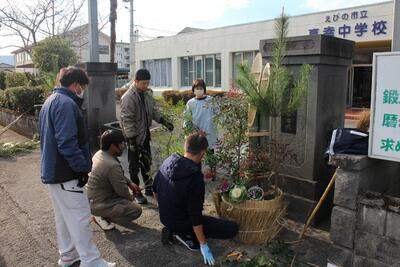 門松づくり８