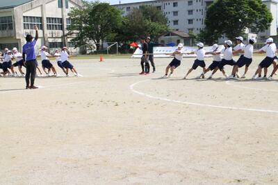 全校団技練習②