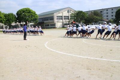 全校団技練習③