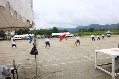 ５　真幸中学校へエール
