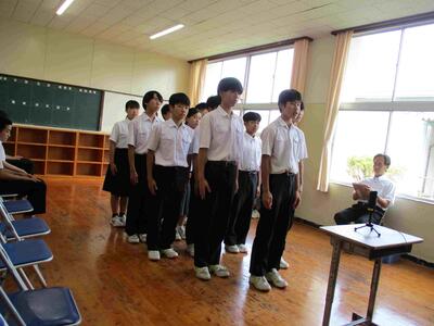 抱負発表：バドミントン競技