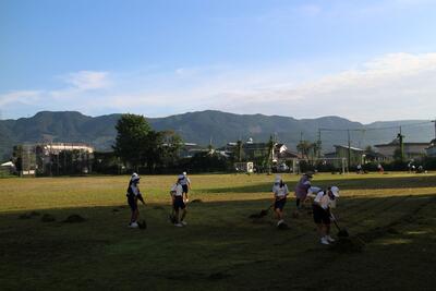 ６　親子奉仕作業