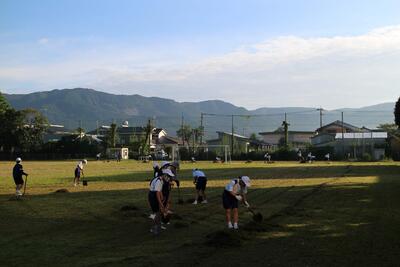 ７　親子奉仕作業