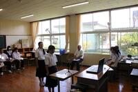 １①応援演説(１年)