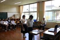 ２①応援演説(１年)